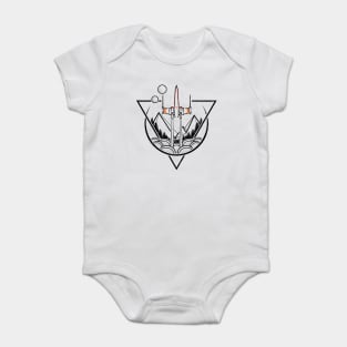 Geometric wars Baby Bodysuit